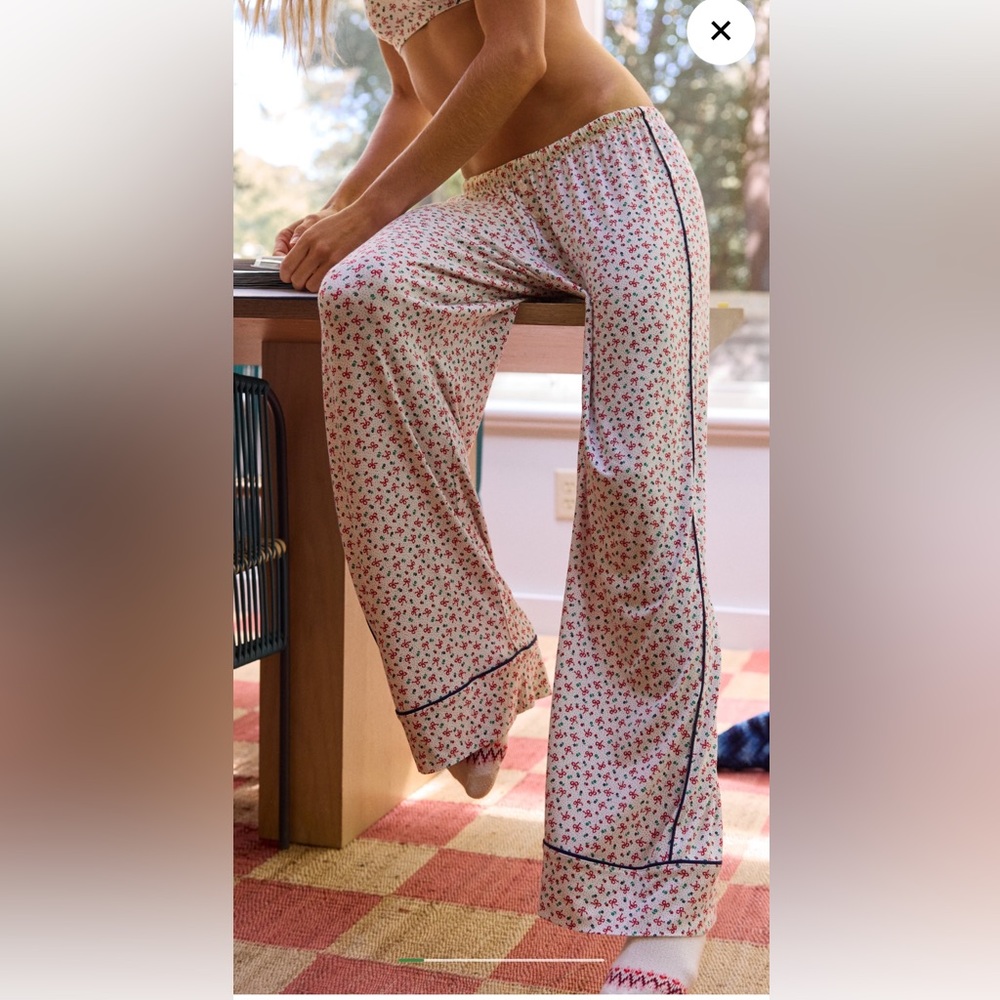 Aerie Real Soft Trouser PJ, Soft Muslin, S NWT